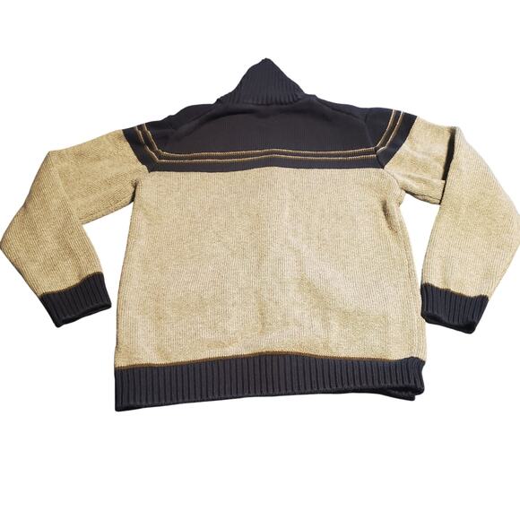 Janie & Jack Size 8 Reindeer Sweater Shawl Neck Cardigan Holiday Winter Preppy - Picture 3 of 8